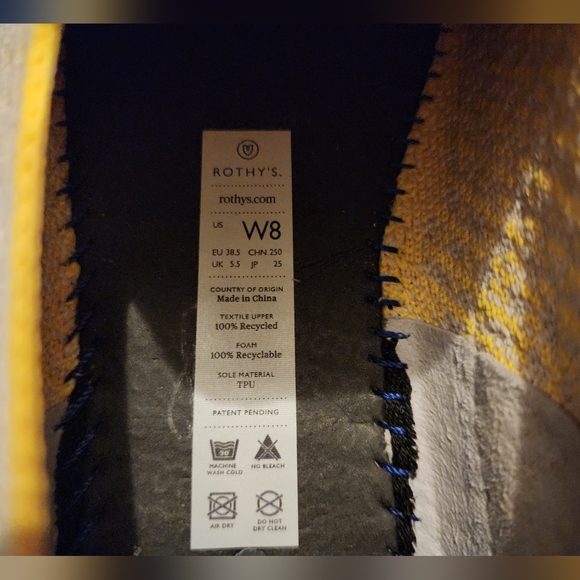 Rothy’s Lemon Yellow Honeycomb Sneaker - Picture 6 of 6